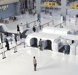 Check In, Security Control and Bag Drop-Off Handling